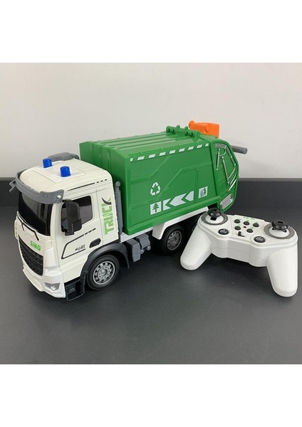 Uzaktan Kumandalı Sesli & Işıklı Garbage Truck Şehir Merkezi Temizlik Çöp Aracı