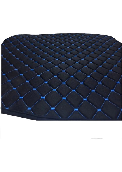 Araba Terletmez Ergonomik Koltuk Minderi (7 Parça) - 5 Koltuk Tam Set Siyah Mavi fırsatları