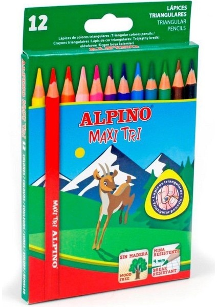 Maxi Tri 12LI Jumbo Üçgen Kuruboya