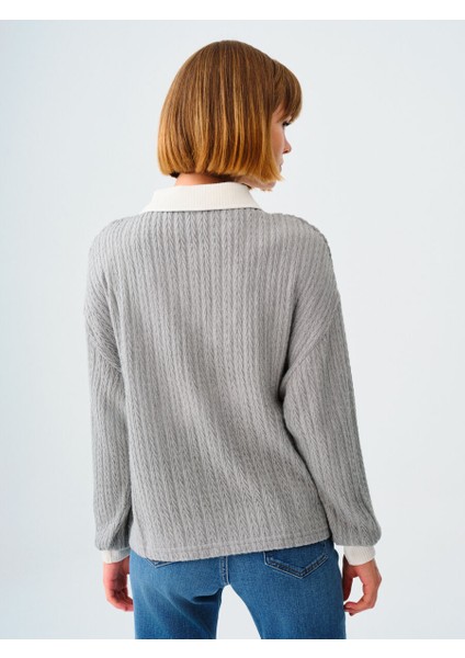 Oversize Kadın Sweatshirt