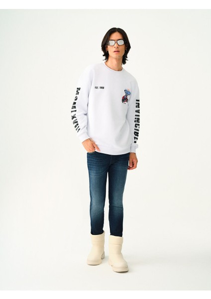 Oversize Fit Erkek Sweatshirt