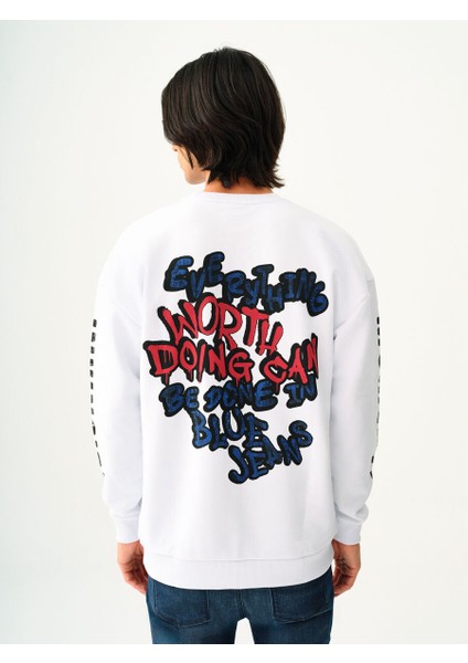 Oversize Fit Erkek Sweatshirt