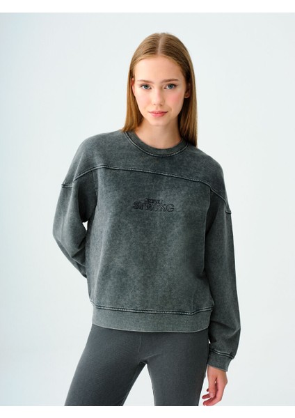 Oversize Kadın Sweatshirt