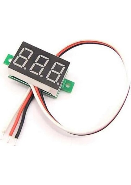 Mini Dijital Voltmetre Dc 0-100V 0.28 Inç Kırmızı