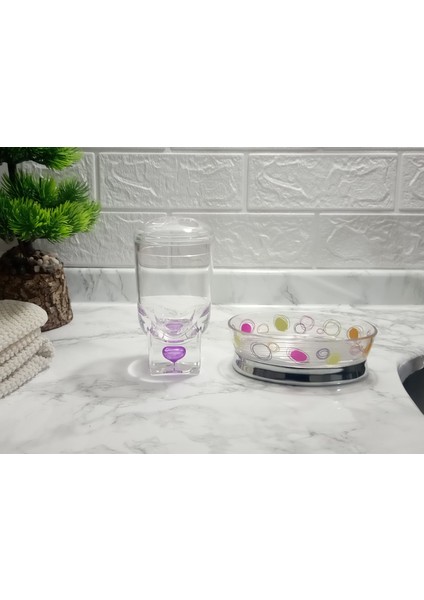 2'li Banyo Seti Damlalı Ve Halkalı Model