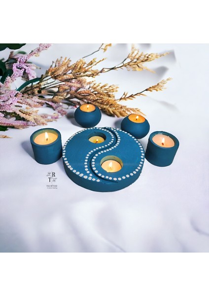 Tealight Mumluk Seti 9 Parça