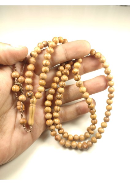Halil Hilmi Usta Eseri Imzalı Vahşi Palmiye Ağacı El Boy (Küçük Boy) Namaz Tesbihi Sertifikalı 5774 fırsatları