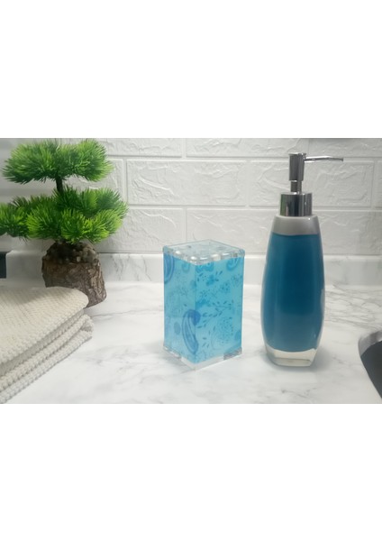 Sıvı Sabunluk Diş Fırçalık 2'li Banyo Seti