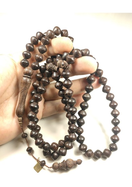 Halil Hilmi Usta Eseri Imzalı Venge Ağacı Iri Boy Namaz Tesbihi Sertifikalı 5779 fırsatları