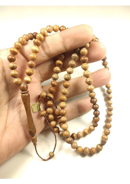 Halil Hilmi Usta Eseri Imzalı Baobab Ağacı El Boy (Küçük Boy) Namaz Tesbihi Sertifikalı 5773 fırsatları