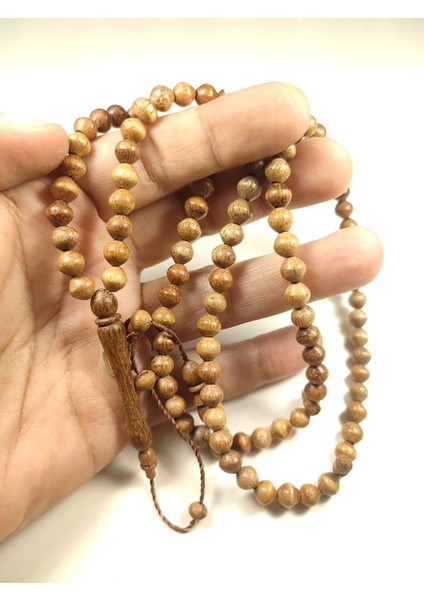 Halil Hilmi Usta Eseri Imzalı Baobab Ağacı El Boy (Küçük Boy) Namaz Tesbihi Sertifikalı 5773 indirimleri