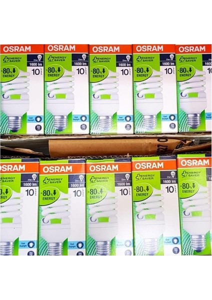Osram 23 Watt E-27 Beyaz Işık Enerji Tasarruflu Ampul 10 Adet