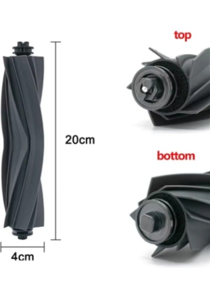 Dreame L10S Ultra, S10, S10 Pro, X10+ Robot Vacuum Cleaner Filtre Fırça Paspas Toz Torbalı Yedek Set modelleri