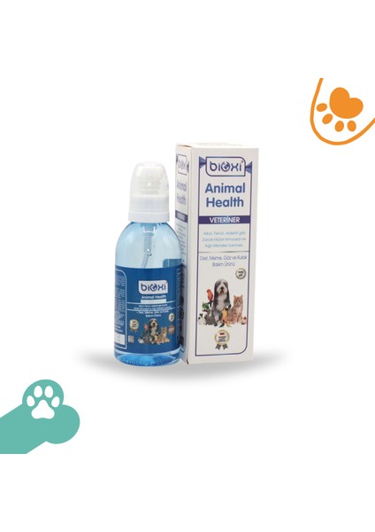 ® Animal Health + Plus 100 ml Jel & Bioxi® Animal Health Sprey 150 ml - Deri, Meme, Göz ve Kulak Bakım Seti