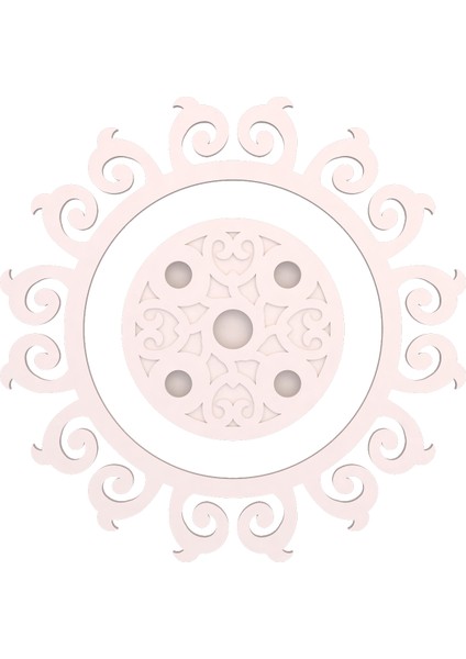 Tavan Spot Göbek Motifli Yuvarlak-01-52-Dış Çıtalı