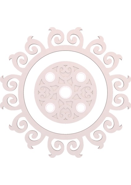 Tavan Spot Göbek Motifli Yuvarlak-01-52-Dış Çıtalı fiyatları