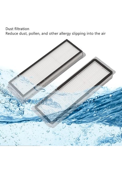 Dreame L10s Ultra,L10s Pro, Xiaomi S10+Plus,X10+Plus Uyumlu 4 Adet Hepa Filtre