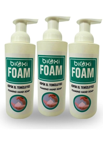® Foam Köpük El Sabunu 500 ml (3'LÜ PAKET)- Beyaz Sabun Kokulu - Ekonomik Ve Etkili Temizlik Için