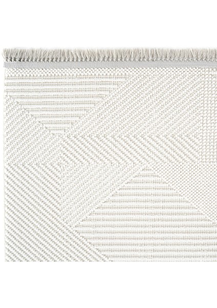 Vera 1454 Krem Yumuşak Dokulu Halı Kilim Salon Koridor Kesme Yolluk Dokuma Makine Halısı