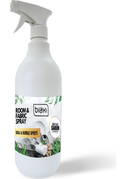 ® Oda & Kumaş Spreyi - Ferahlatıcı Beyaz Sabun Aroması ile 1 Lt | Doğal Temizlik ve Tazelik