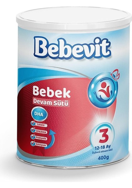 Bebevit 3 Bebek Devam Sütü 400 gr