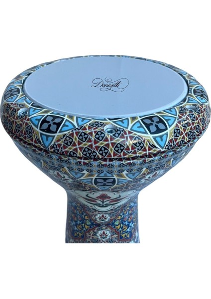 Döküm Mısır Darbuka - İznik Çinisi Deseni - Gigbag Çanta fırsatları