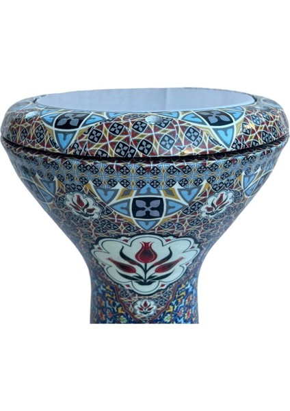 Döküm Mısır Darbuka - İznik Çinisi Deseni - Gigbag Çanta indirimleri