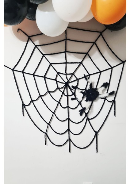 Halloween Örümcek Ağı 150 cm Siyah Örümcek Ağı Cadılar Bayramı Süsü fiyatları