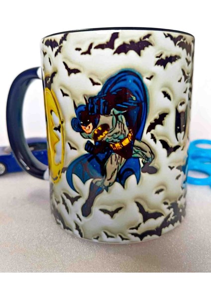 Mugs And Love Batman 3D Baskı Büyük Boy Kupa