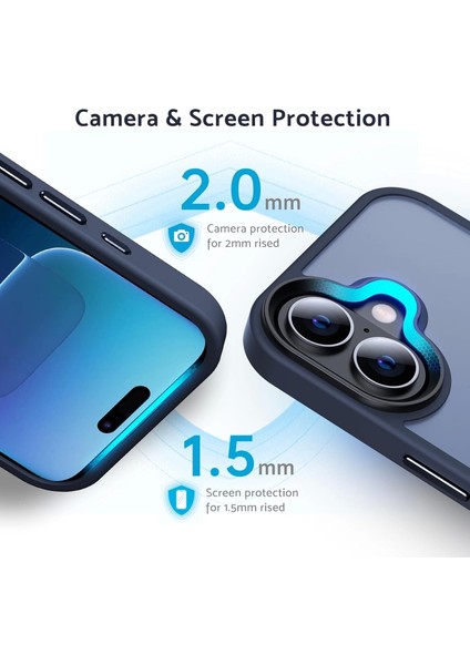 Apple Iphone 16 Kılıf Magsafe Şarj Arka Yarı Şeffaf Kapak Sio Cover indirimleri