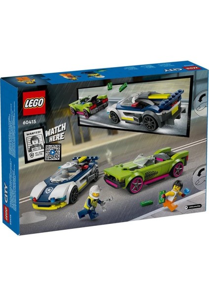 60415 Lego® City Polis Arabası ve Spor Araba Takibi 213 Parça +6 Yaş fırsatları