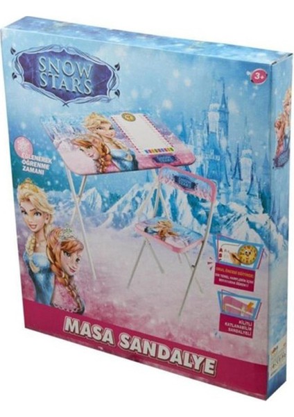 Ders Çalışma Masası Masa Sandalye Snow Star Çalışma Masası