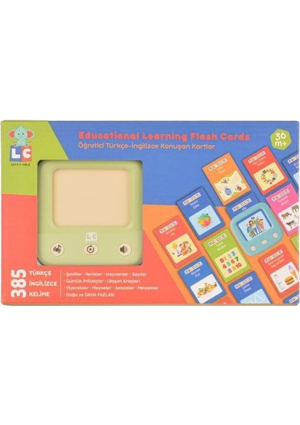 Nessiworld LC-31050ÖĞRETICITÜRKÇE-İNGILIZCEKONUŞANFLASHKARTLAR-LET'SBECHILD