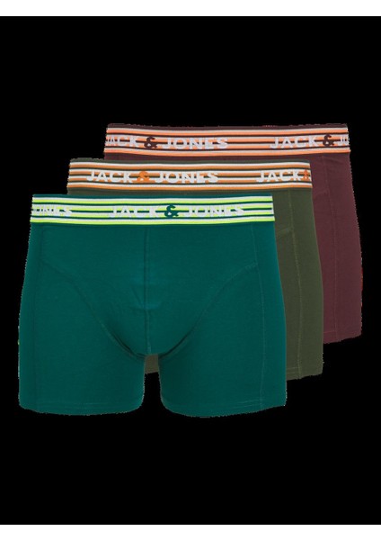 Jacdarvın Solıd Trunks 3 Pack Sn HAKİ12260070