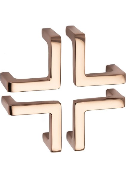 4706 Modern L Kulp Altın Renk 96 mm - Tek Adet Yarım