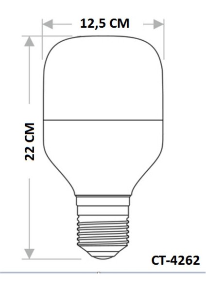 55 Watt E27 Duylu Torch Led Ampul Ct-4262 Beyaz Işık indirimleri