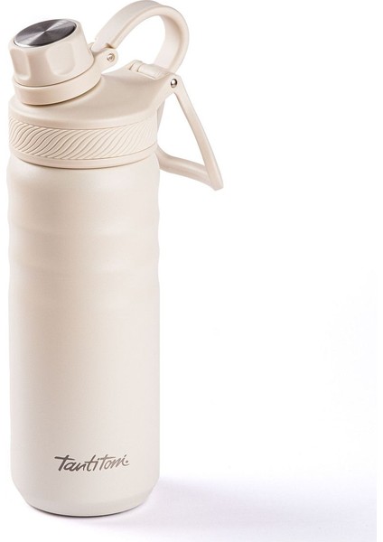 024-01-BEYAZ 2 Kapaklı Çift Katmanlı Termos 530 ml