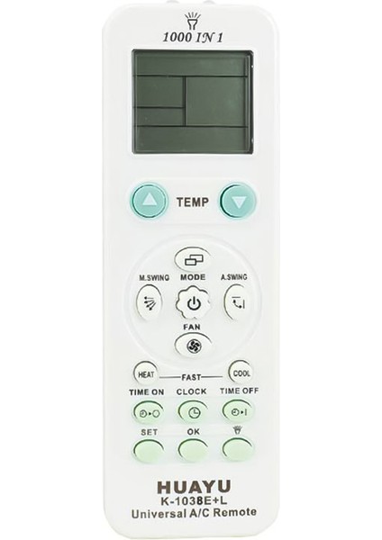 K-1038E-L Akıllı Klima Kumandası Tüm Modellere Uyumlu Klima Kumandası