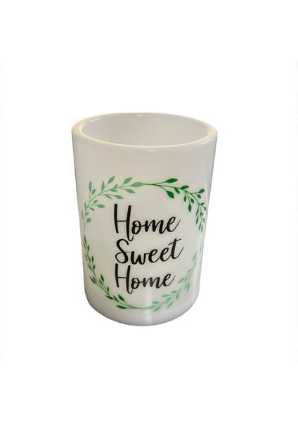 Home Sweet Home Yazılı LED Mum