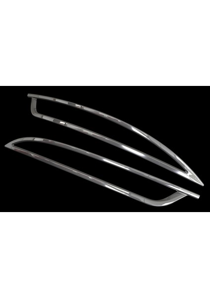 Fiat Egea Sd Krom Arka Tampon Difüzör Çıtası 3 Prç. 2015 Üzeri (Mat Krom)