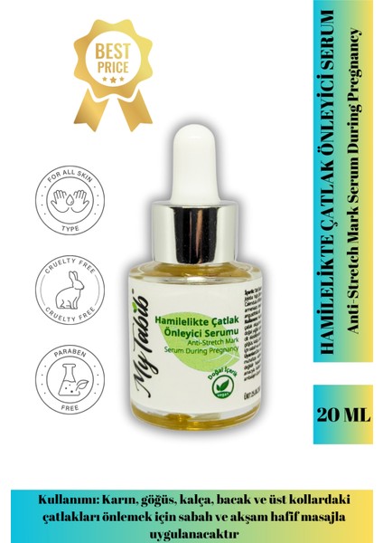 Hamilelikte Çatlak Önleyici Serumu 20 ml