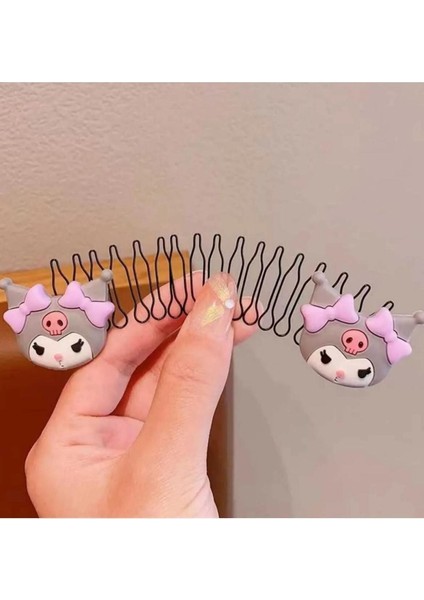 Kuromi Yaylı Topuz Tokası Hayalet Toka