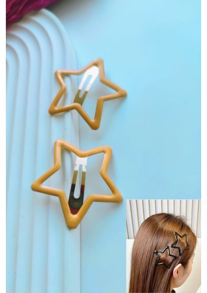 En Büyük Boy Yıldız Toka 6 cm 2 Adet
