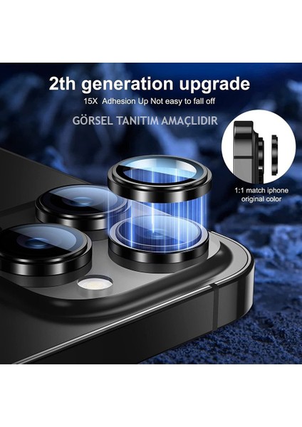 Apple iPhone 11 Uyumlu Kamera Lens Koruyucu 4K