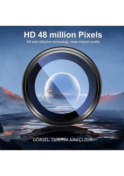 Apple iPhone 13 Uyumlu Kamera Lens Koruyucu 4K
