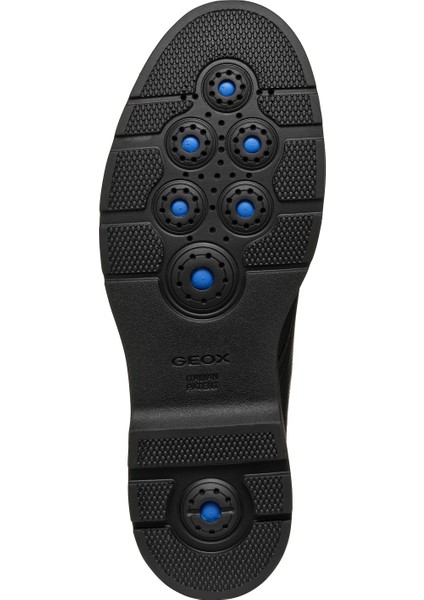 Erkek Siyah Spherica Ec1 Bağcıklı Deri Casual Bot U36D1B00046C9997