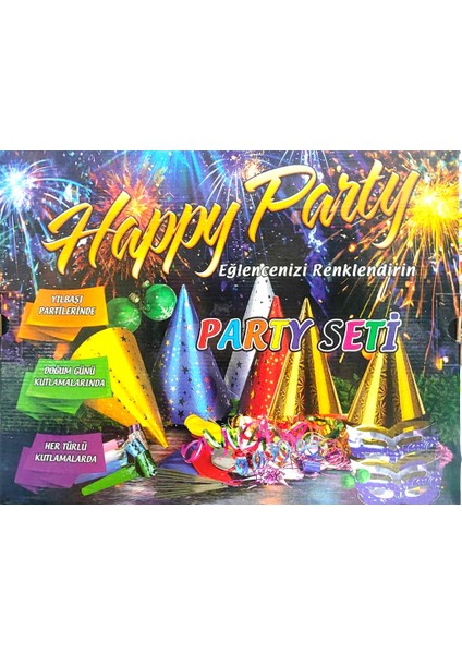 Happy Çantalı Parti Seti fiyatları