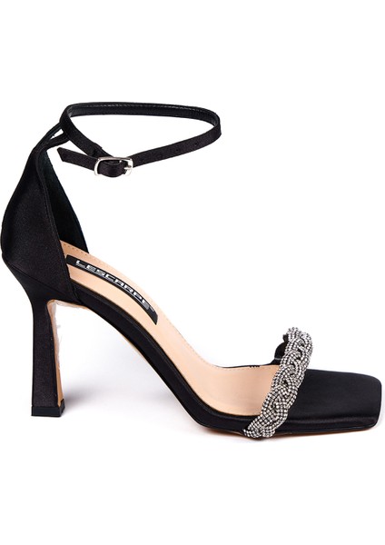 Taşlı Tek Bantlı Neolit Taban Ince Topuklu 281-811-23Y Kadın Sandalet