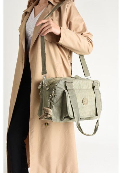 Klinkır Omuz Çantası Çok Cepli Hafif Kumaş 30*25 cm Çapraz Postacı Çanta Günlük Kullanıma Uygun fiyatları