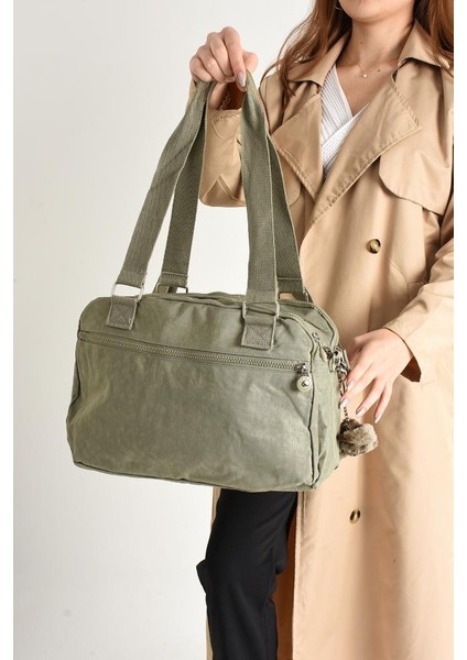 Klinkır Omuz Çantası Çok Cepli Hafif Kumaş 30*25 cm Çapraz Postacı Çanta Günlük Kullanıma Uygun modelleri